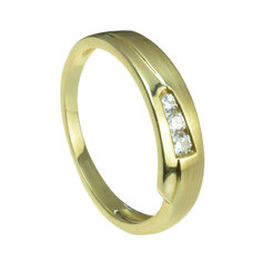 GOLDIE Zlatý prsteň s diamantmi Deena ER413.ALB