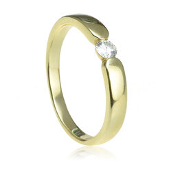 GOLDIE Zlatý prsteň s diamantom Dorys ER414.ALB